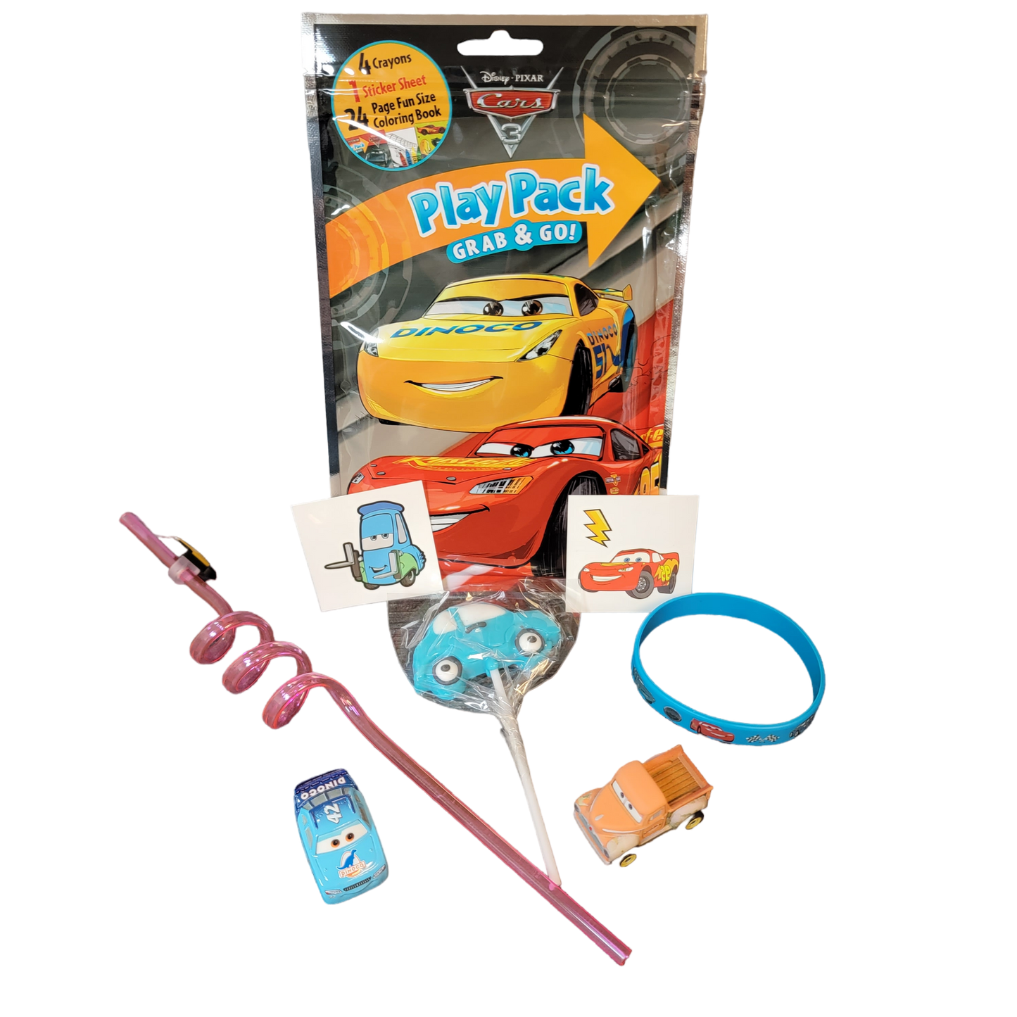 Pixar Cars Snack Pack and Tote Bundle - New Addition