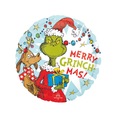 Merry Grinch-mas Balloon